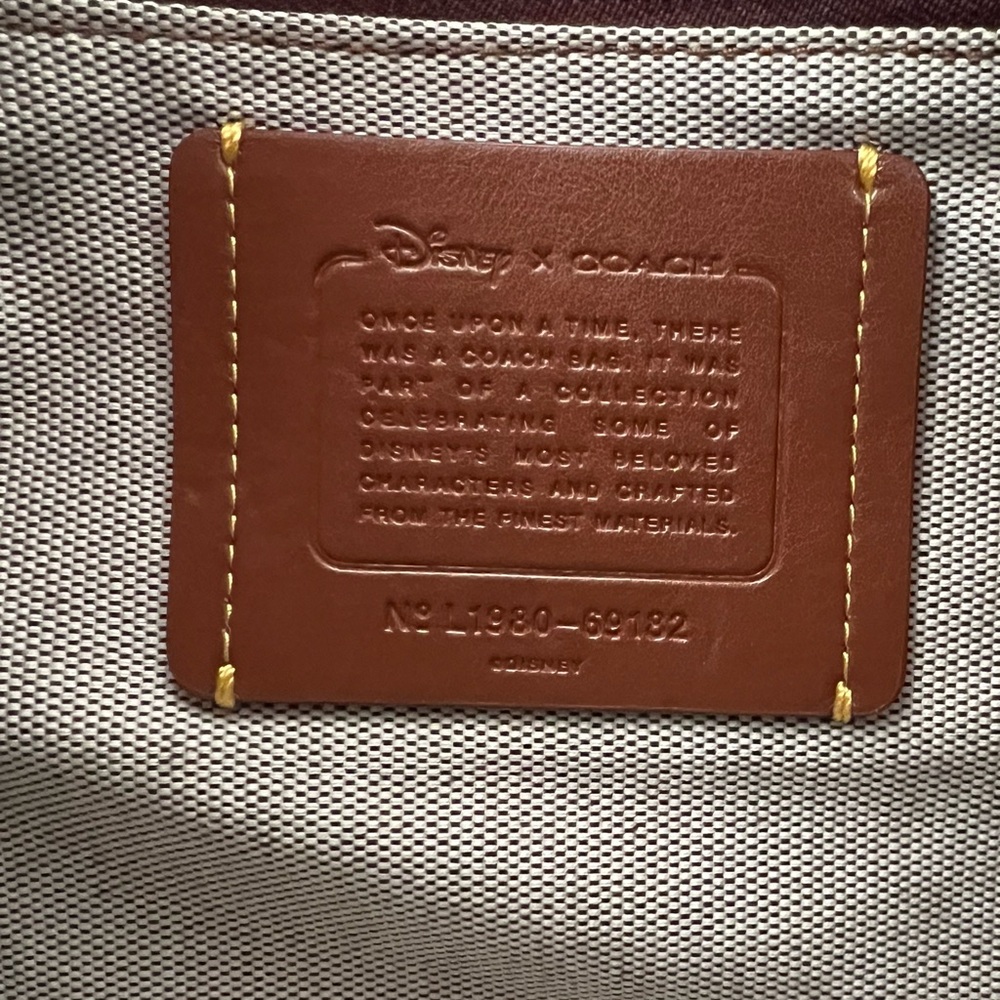 Coach Red Satchel with Playful Cartoon Patches - Picture 4 of 9